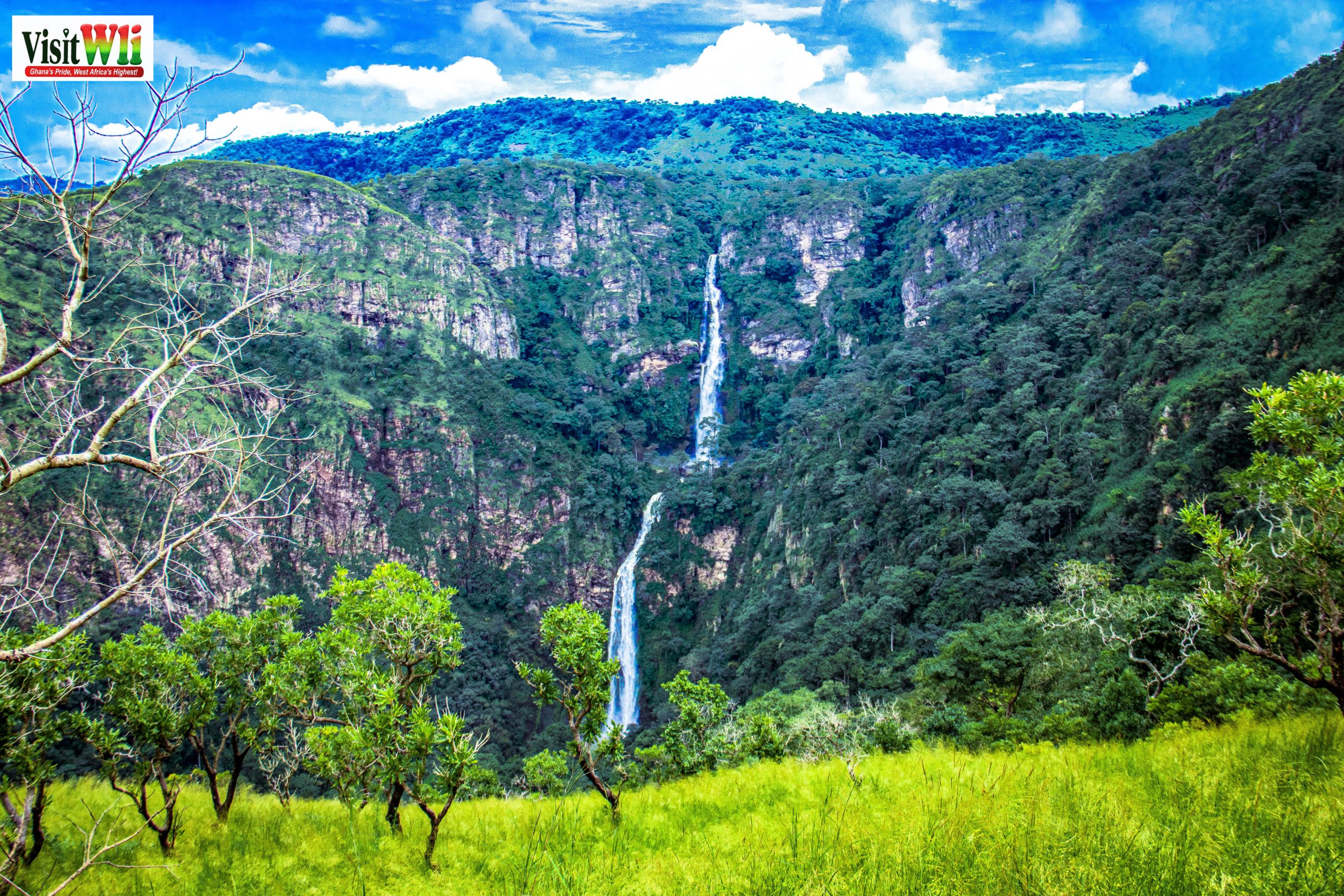 Wli Agumatsa Waterfalls - Ghana's highest waterfall